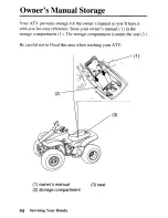 Предварительный просмотр 101 страницы Honda 2004 SPORTRAX 90 Owner'S Manual