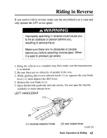 Предварительный просмотр 74 страницы Honda 2004 TRX350FM Owner'S Manual