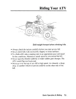 Предварительный просмотр 82 страницы Honda 2004 TRX350FM Owner'S Manual