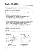 Предварительный просмотр 115 страницы Honda 2004 TRX350FM Owner'S Manual