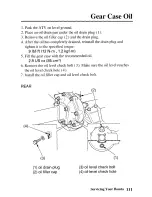 Предварительный просмотр 120 страницы Honda 2004 TRX350FM Owner'S Manual