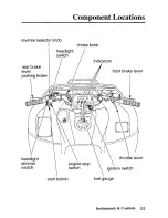 Preview for 20 page of Honda 2004 TRX350TM Fourtrax Owner'S Manual