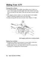 Preview for 87 page of Honda 2004 TRX350TM Fourtrax Owner'S Manual