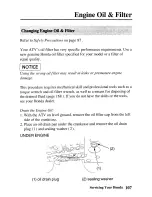 Preview for 116 page of Honda 2004 TRX350TM Fourtrax Owner'S Manual