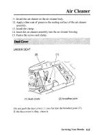 Preview for 124 page of Honda 2004 TRX350TM Fourtrax Owner'S Manual