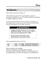 Preview for 156 page of Honda 2004 TRX350TM Fourtrax Owner'S Manual