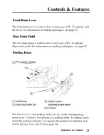 Предварительный просмотр 30 страницы Honda 2004 TRX400EX Sportrax400EX Owner'S Manual