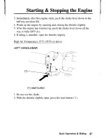 Предварительный просмотр 56 страницы Honda 2004 TRX400EX Sportrax400EX Owner'S Manual