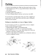 Предварительный просмотр 75 страницы Honda 2004 TRX400EX Sportrax400EX Owner'S Manual