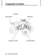 Предварительный просмотр 87 страницы Honda 2004 TRX400EX Sportrax400EX Owner'S Manual