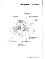 Предварительный просмотр 88 страницы Honda 2004 TRX400EX Sportrax400EX Owner'S Manual