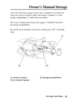 Предварительный просмотр 90 страницы Honda 2004 TRX400EX Sportrax400EX Owner'S Manual