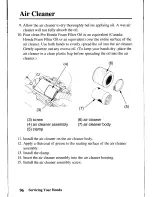 Предварительный просмотр 105 страницы Honda 2004 TRX400EX Sportrax400EX Owner'S Manual