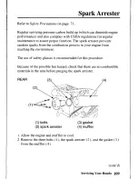 Предварительный просмотр 118 страницы Honda 2004 TRX400EX Sportrax400EX Owner'S Manual