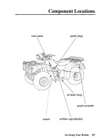 Preview for 106 page of Honda 2004 TRX450FE Fourtrax Foreman FE Owner'S Manual