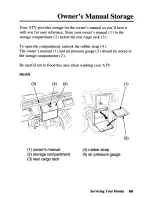 Preview for 108 page of Honda 2004 TRX450FE Fourtrax Foreman FE Owner'S Manual