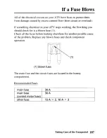 Preview for 196 page of Honda 2004 TRX450FE Fourtrax Foreman FE Owner'S Manual