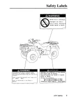 Preview for 16 page of Honda 2004 TRX450FM Fourtrax Foreman Owner'S Manual