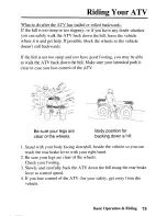 Preview for 84 page of Honda 2004 TRX450FM Fourtrax Foreman Owner'S Manual