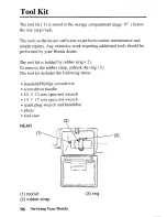 Preview for 105 page of Honda 2004 TRX450FM Fourtrax Foreman Owner'S Manual