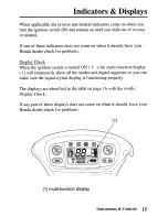 Предварительный просмотр 24 страницы Honda 2004 TRX650FA Fourtrax Rincon Owner'S Manual