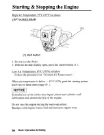 Предварительный просмотр 75 страницы Honda 2004 TRX650FA Fourtrax Rincon Owner'S Manual