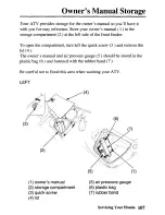 Предварительный просмотр 116 страницы Honda 2004 TRX650FA Fourtrax Rincon Owner'S Manual