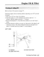 Предварительный просмотр 124 страницы Honda 2004 TRX650FA Fourtrax Rincon Owner'S Manual