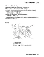 Предварительный просмотр 132 страницы Honda 2004 TRX650FA Fourtrax Rincon Owner'S Manual