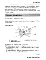 Предварительный просмотр 134 страницы Honda 2004 TRX650FA Fourtrax Rincon Owner'S Manual