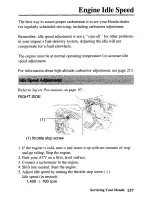 Предварительный просмотр 146 страницы Honda 2004 TRX650FA Fourtrax Rincon Owner'S Manual