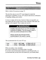 Предварительный просмотр 170 страницы Honda 2004 TRX650FA Fourtrax Rincon Owner'S Manual