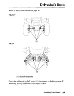 Предварительный просмотр 172 страницы Honda 2004 TRX650FA Fourtrax Rincon Owner'S Manual