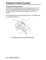 Предварительный просмотр 223 страницы Honda 2004 TRX650FA Fourtrax Rincon Owner'S Manual