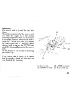 Предварительный просмотр 45 страницы Honda 2004 VTR1000F FireStorm Owner'S Manual