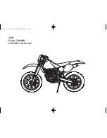 Предварительный просмотр 2 страницы Honda 2004 XR400R Owner'S Manual