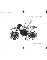 Предварительный просмотр 22 страницы Honda 2004 XR400R Owner'S Manual