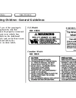 Preview for 35 page of Honda 2005 Accord 4dr Owner'S Manual