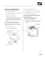 Preview for 245 page of Honda 2005 Accord Hybrid Service Manual