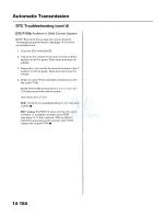 Preview for 1020 page of Honda 2005 Accord Hybrid Service Manual