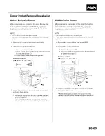 Preview for 1497 page of Honda 2005 Accord Hybrid Service Manual