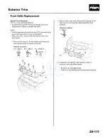 Preview for 1539 page of Honda 2005 Accord Hybrid Service Manual