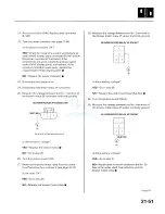 Preview for 1621 page of Honda 2005 Accord Hybrid Service Manual