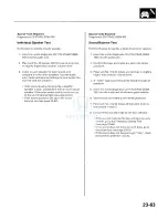 Preview for 2029 page of Honda 2005 Accord Hybrid Service Manual