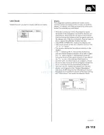 Preview for 2079 page of Honda 2005 Accord Hybrid Service Manual