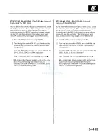 Preview for 2215 page of Honda 2005 Accord Hybrid Service Manual