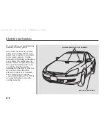 Предварительный просмотр 274 страницы Honda 2005 Accord Owner'S Manual