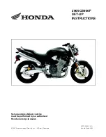 Предварительный просмотр 1 страницы Honda 2005 CB900F Setup Instructions