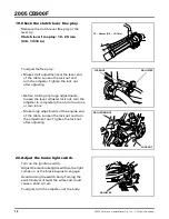 Предварительный просмотр 15 страницы Honda 2005 CB900F Setup Instructions