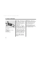 Предварительный просмотр 74 страницы Honda 2005 Civic 2 Door Owner'S Manual